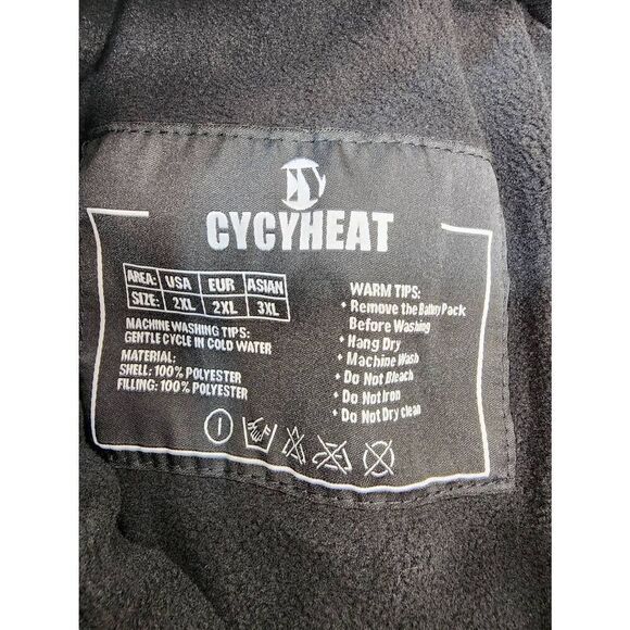 Cycyheat XXL Thicken Heating Pants 6 Heated Zone, Batteries Not Included Black - Picture 7 of 14